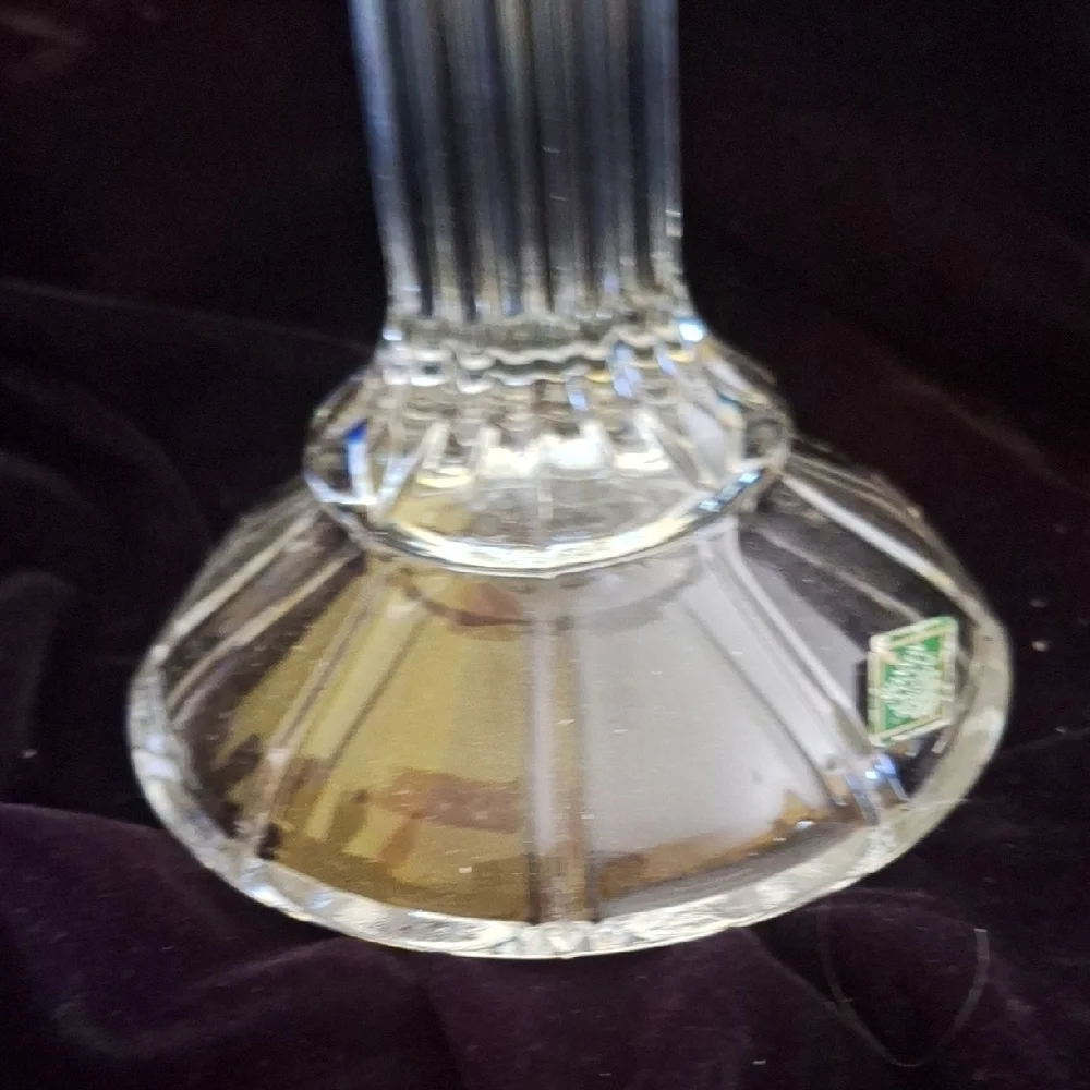 Elegant Crystal Candle Holder